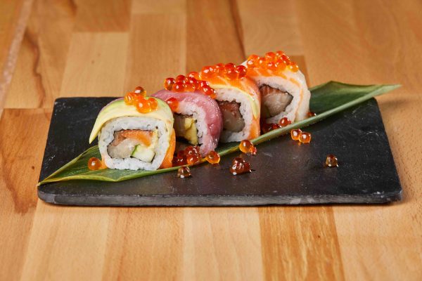 Rainbow Sushi Roll